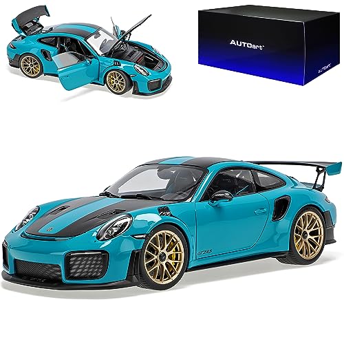 Generisch Porsch. 911 991 II GT2RS Coupe Miami Blau mit Schwarz Weissach Package Modell 2011-2019 Version Ab Facelift 2015 78175 1/18 AutoArt Modell Auto Generisch Porsch. 911 991 II GT2RS Coupe Miami Blau mit Schwarz Weissach Package Modell 2011-2019 Version Ab Facelift 2015 78175 1/18 AutoArt Modell Auto von Generisch
