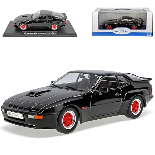 Generisch Porsch. 924 Carrera GT Coupe Schwarz mit Felgen in Rot 1976-1988 1/18 Model Car Group Modell Auto Generisch Porsch. 924 Carrera GT Coupe Schwarz mit Felgen in Rot 1976-1988 1/18 Model Car Group Modell Auto von Generisch