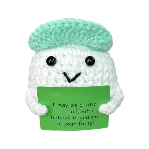 Generisch Positive Golf Ball Toy, Funny Knitted Animal with 6cm Plush Design, Adorable Stuffed Souvenir to Your Christmas, Birthday, Graduation Gift, Ideal for Celebration and Display Generisch Positive Golf Ball Toy, Funny Knitted Animal with 6cm Plush Design, Adorable Stuffed Souvenir to Your Christmas, Birthday, Graduation Gift, Ideal for Celebration and Display von Generisch