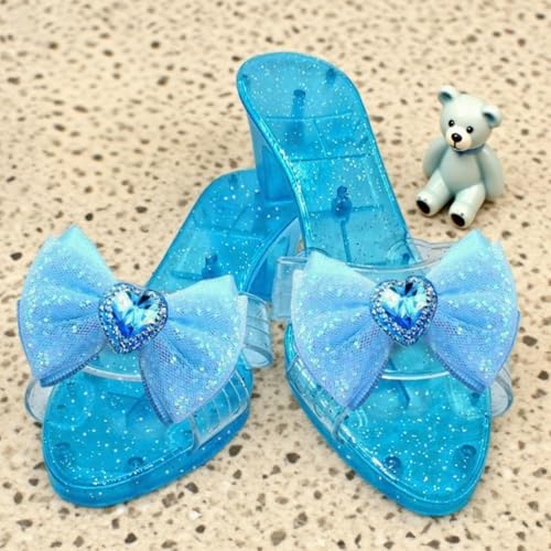 Generisch Prinzessinschuhe für kleine Mädchen | Täuschen Sie Spiele Spiele Heels - tun Sie vor, Kristallschuhe für Bühne Masquerade Spezialanlass Dekorateure Carnival School Charakter Tag Aktivitäten von Generisch