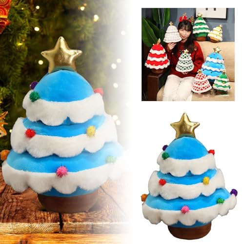 Generisch Puppen Kleidung Weihnachten Baum Puppe Weihnachten Puppe Dekoration Baum Wohnzimmer Schlafzimmer Dekoration Ornamente Puppen Kleidung (C, 25cm) von Generisch