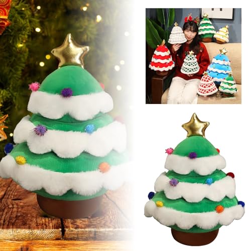 Generisch Puppen Kleidung Weihnachten Baum Puppe Weihnachten Puppe Dekoration Baum Wohnzimmer Schlafzimmer Dekoration Ornamente Puppen Kleidung (D, 25cm) von Generisch