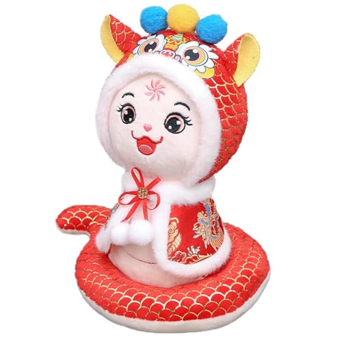 Generisch Puppen Niedliches Spielzeug, Sternzeichen, Maskottchen, Von, DASS, Jahr, Von Puppenhaus Zubehör 1/12 (Red, 32cm) von Generisch
