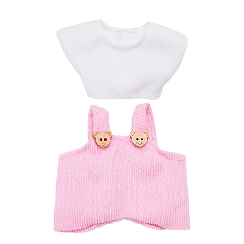 Generisch Puppenbett 43 cm Puppe Modepuppen-Kleidungsset, weiches Stoffkostüm-Zubehör für Puppen, Indoor- Outdoor-Spiel, so tun, als ob sie Sich verkleiden Puppenzubehör Set (A, A) von Generisch