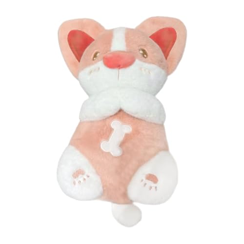 Generisch Puppenbett Corgi-Atemspielzeug, Angst-Atmungstiere, Schlaf, Corgi-Atmung mit musikalischen Lichtern und rhythmischen Atembewegungen Puppenbettwäsche (A) von Generisch