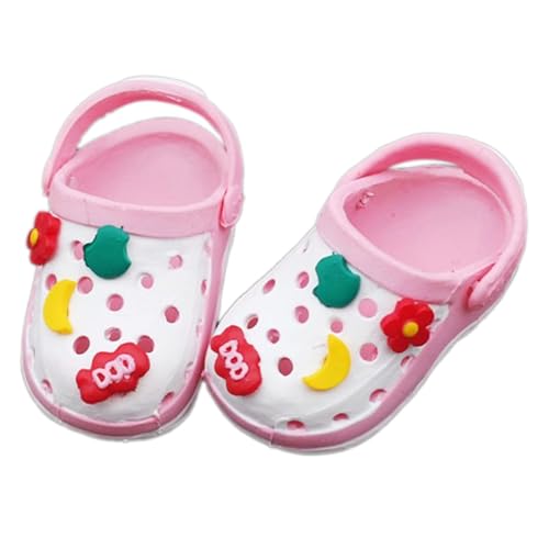 Generisch Puppenbettwäsche 17 cm Puppe Weiche Bequeme PU Schuhe Für 6 + Jahre Kinder Indoor Outdoor Spielen Zubehör Puppenbett (2X4.3cm) von Generisch