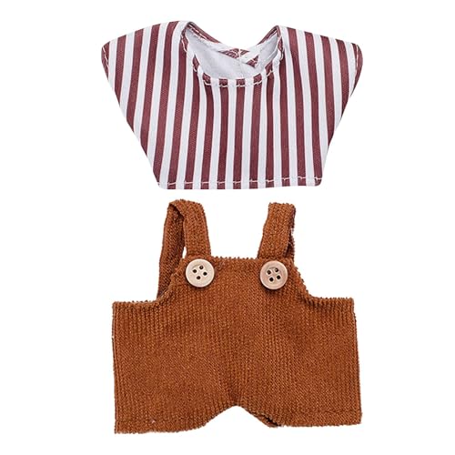 Generisch Puppenbettzeug Modepuppen-Kleidungsset, weiches Stoffkostüm-Zubehör für Puppen, Indoor- Outdoor-Spiel, so tun, als ob sie Sich verkleiden Puppenhaus Zubehör Küche (A, A) von Generisch