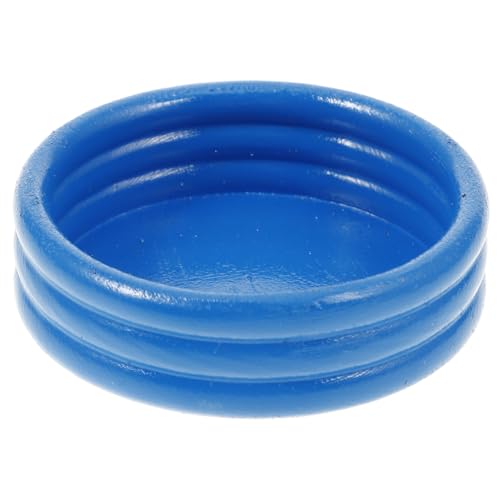 Generisch Puppenhäuser Strandparty Figuren Realistische Mini Pool Spielzeuge zur Dekoration von Sandkästen Blaues Strand Accessoire für DIY Projekte von Generisch