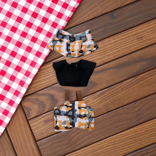 Generisch Puppenhaus Beleuchtung Anhängerkleidung, modisches trendiges Mart-Puppenkleidungszubehör (Kleidung für die Puppe Nicht im Lieferumfang enthalten) Puppenbett 43 cm Puppe (B, A) von Generisch