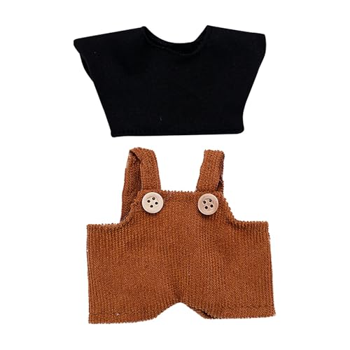 Generisch Puppenhaus Beleuchtung Modepuppen-Kleidungsset, weiches Stoffkostüm-Zubehör für Puppen, Indoor- Outdoor-Spiel, so tun, als ob sie Sich verkleiden Puppenbett (C, A) von Generisch