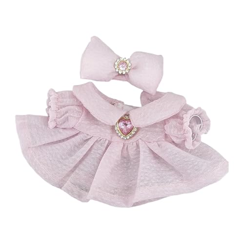 Generisch Puppenhaus Beleuchtung Puppenzubehör-Kleidung: 17 cm große Puppe trägt einen Rock im Designstil Puppenkleidung 43 cm Mädchen (17cm) von Generisch