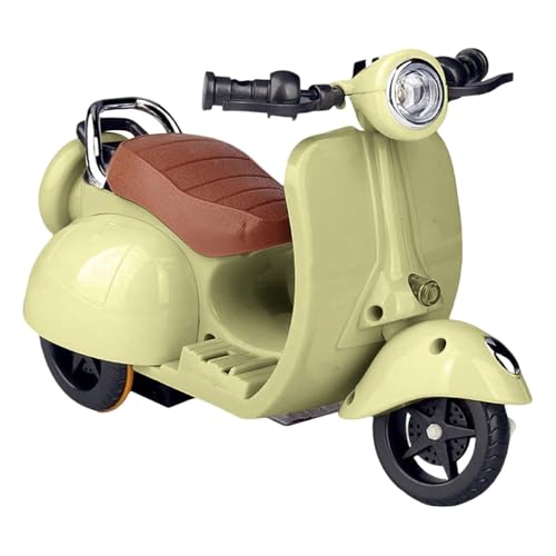 Generisch Puppenhaus Zubehör Möbel 360-Grad-Motorradmodell im niedlichen Schaf-Design für Kinder Sammler Puppenzubehör Set (B, 19cm) von Generisch