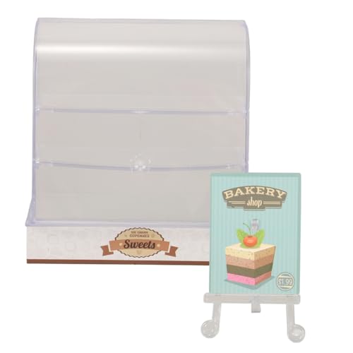 Generisch Puppenhaus-bäckerei-vitrine, 1:12 Miniatur-kuchenständer, Arbeitsplatte, Würfel-Puppen-bäckerei-Regal, Transparente Vitrine Für Figuren Generisch Puppenhaus-bäckerei-vitrine, 1:12 Miniatur-kuchenständer, Arbeitsplatte, Würfel-Puppen-bäckerei-Regal, Transparente Vitrine Für Figuren von Generisch