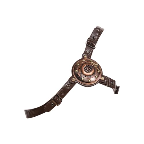 Generisch Puppenkleidung 33 cm Brustgurte Gürtelzubehör mit LED-Licht Kaffee Kostümzubehör Brustschnalle Puppenkleidung 33 cm (Coffee, 80-100cm) von Generisch