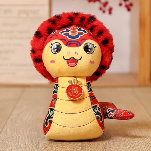 Generisch Puppenkleidung 43 cm Niedlicher Umhang Spielzeug Sternzeichen Figur Jahr Maskottchen Festliche Puppe Miniatur Puppenhaus Zubehör (Red, 35cm) von Generisch