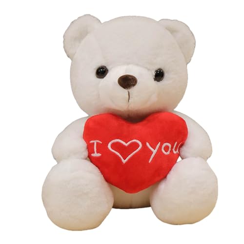 Generisch Puppenkleidung 43 cm Set HugLove Bärenkissenpuppe, 11, in Plüschspielzeug, weiches Stofftierkissen für Fans, Valentinstag, dekorativ Puppenhaus Zubehör 1/12 (White, A) von Generisch