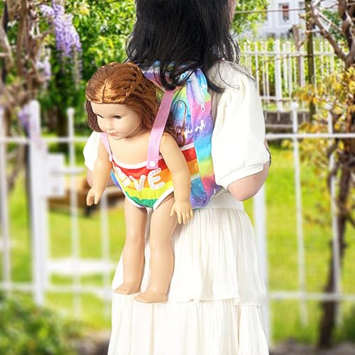 Generisch Puppentrage - Plüschtier Tragetasche,Verstellbare Schulterträger Tragesack Für Outdoor Aktivitäten Familie Reisen von Generisch