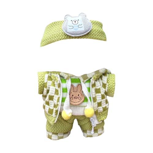 Generisch Puppenwagen Buggy Niedliches entzückendes Puppenkleidungsset, Stoff, perfekt für Puppen, inklusive Oberteilen, Unterteilen Accessoires Miniatur Puppenhaus Zubehör (B, 5cm) von Generisch
