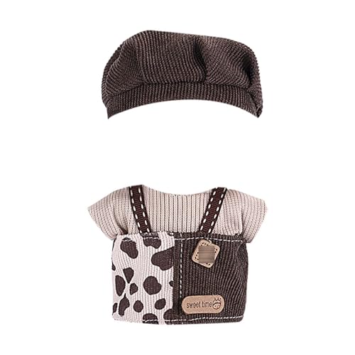 Generisch Puppenzubehör Set Fashion Doll Kleidung Outfit Set Hochwertiges Kostüm Anziehzubehör für 12 Puppen Weiches Material Handgemachtes Design Puppenbett Baby (D, 17CM) von Generisch