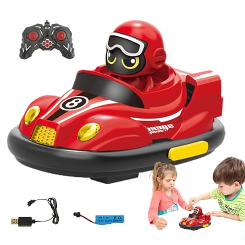 Generisch RC -Auto für Kleinkind, RC Stoßfängerauto Set | Racing Fernbedienungswagen Set - Spielset für Elektrofahrzeuge wiederaufladbares Ausstrahlungsspiel für & Jugendliche von Generisch