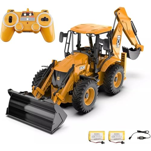 Generisch RC-Lader 2,4 G, voll funktionsfähig, 1/20, Ferngesteuerter Bagger, Bulldozer, Bagger, LKW, Traktor, Bagger, schwere Baufahrzeuge, technische LKWs von Generisch