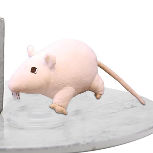 Generisch Rats Stuffed Animal, Realistic Mice Plush Toy, Soft Cat Toy, Fake Prank Toy, Halloween Prank Supplies, Small Plush Toy, Realistic Prank Toy, Party Trick Toy, Halloween Toy for Kids von Generisch