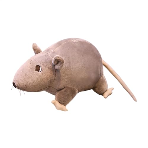 Generisch Rats Stuffed Animal, Realistic Mice Plush Toy, Soft Cat Toy, Fake Prank Toy, Halloween Prank Supplies, Small Plush Toy, Realistic Prank Toy, Party Trick Toy, Halloween Toy for Kids von Generisch