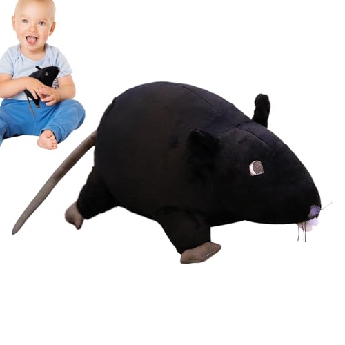 Generisch Rats Stuffed Animal, Realistic Mice Plush Toy, Soft Cat Toy, Fake Prank Toy, Halloween Prank Supplies, Small Plush Toy, Realistic Prank Toy, Party Trick Toy, Halloween Toy for Kids von Generisch