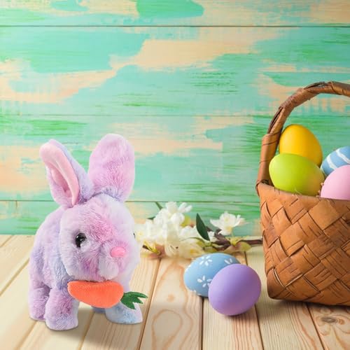 Generisch Realistische Hase Spielzeug Ostern Entzückende Hase Plüsch Tier Spielzeug Handgemachte interaktive Kaninchen Figuren mit Ohr Wiggling Sound Bewegungen Geschenke für Jungen Mädchen (Pink) Generisch Realistische Hase Spielzeug Ostern Entzückende Hase Plüsch Tier Spielzeug Handgemachte interaktive Kaninchen Figuren mit Ohr Wiggling Sound Bewegungen Geschenke für Jungen Mädchen (Pink) von Generisch