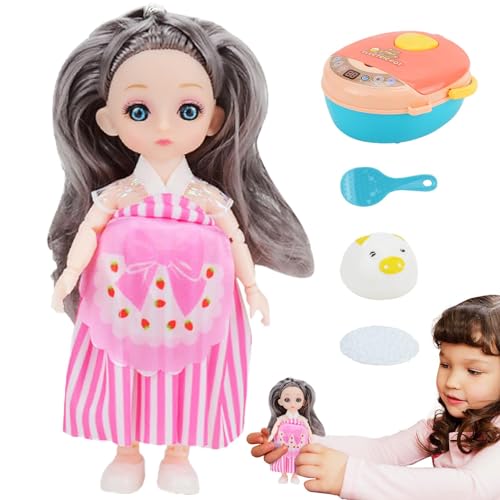 Generisch Reiskocher-Spielzeug für Kinder, Küchenspielzeug für Kleinkinder | Küche Rollenspiel Kochspielzeug | Realistisches, lebendiges Küchenzubehör zum Schneiden von Lebensmitteln, Lernspielzeug von Generisch