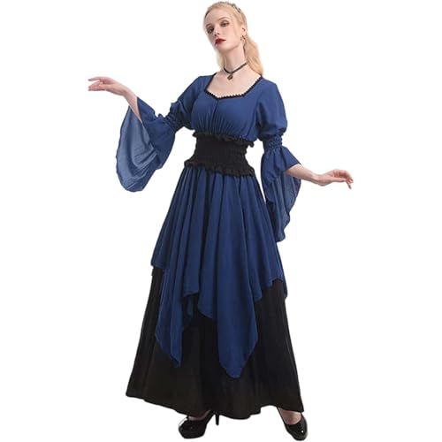 Generisch Renaissance Kleid Damen Mittelalter Kleidung Kostüme Fasching Set Kostüm Renaissance Kostüm Generisch Renaissance Kleid Damen Mittelalter Kleidung Kostüme Fasching Set Kostüm Renaissance Kostüm von Generisch
