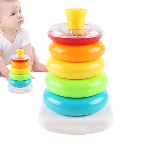 Generisch Ring Stapelspielzeug | Bunte Stapelringe Lernspielzeug,Pädagogisches Lernspiel Ab 6 Monaten Für Mädchen Outdoor Krippe Kindergarten Familienreisen Hochstuhl Zuhause Unterwegs Generisch Ring Stapelspielzeug | Bunte Stapelringe Lernspielzeug,Pädagogisches Lernspiel Ab 6 Monaten Für Mädchen Outdoor Krippe Kindergarten Familienreisen Hochstuhl Zuhause Unterwegs von Generisch
