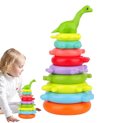 Generisch Ring Stapelspielzeug Für Kinder,Sensorik Stapelspiel | Pädagogisches Lernspielzeug Mit Stapelringen Für Und Mädchen von Generisch