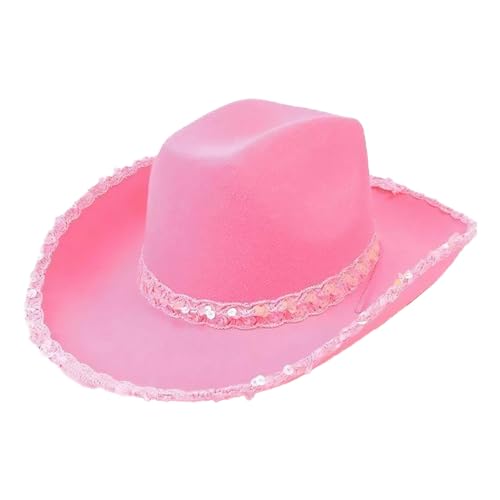 Generisch Rosa Cowboyhut,Cowboy Hut für Damen, Filz Cowboyhut, mit Herz Brille, Rosa Bandana, Cosplay Party Halloween Karneval Kostüm Damen Karneval Kostüm Kostüm Damen Hippie Generisch Rosa Cowboyhut,Cowboy Hut für Damen, Filz Cowboyhut, mit Herz Brille, Rosa Bandana, Cosplay Party Halloween Karneval Kostüm Damen Karneval Kostüm Kostüm Damen Hippie von Generisch