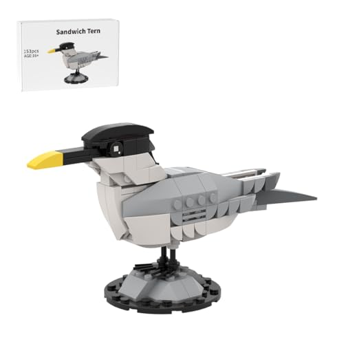 Generisch Sandwich-Seeschwalbe Baustein-Set, Vogel- Bausteine-Spielzeug, Heimdekoration und Bürokunst, kreatives Geschenk für Erwachsene und Jugendliche ab 14 Jahren - 153 Teile Generisch Sandwich-Seeschwalbe Baustein-Set, Vogel- Bausteine-Spielzeug, Heimdekoration und Bürokunst, kreatives Geschenk für Erwachsene und Jugendliche ab 14 Jahren - 153 Teile von Generisch