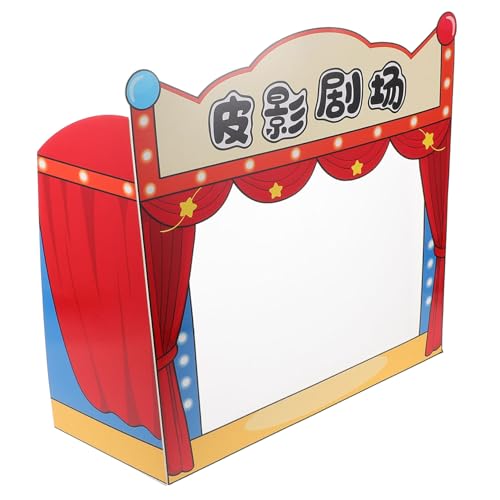 Generisch Schattenpuppenbühne für Kindergarten Kit Puppen Puzzle-Puppen Schattenmarionetten Schattenpuppen Theater Papier von Generisch