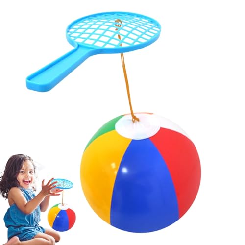 Generisch Schläger-Hüpfball, aufblasbarer Hand-Hüpfball - Cartoon-Hüpfschläger-Ball-Spielzeug | Familieninteraktions-Klappballspielzeug für Zuhause, Outdoor-Aktivitäten, Schule, Park Generisch Schläger-Hüpfball, aufblasbarer Hand-Hüpfball - Cartoon-Hüpfschläger-Ball-Spielzeug | Familieninteraktions-Klappballspielzeug für Zuhause, Outdoor-Aktivitäten, Schule, Park von Generisch