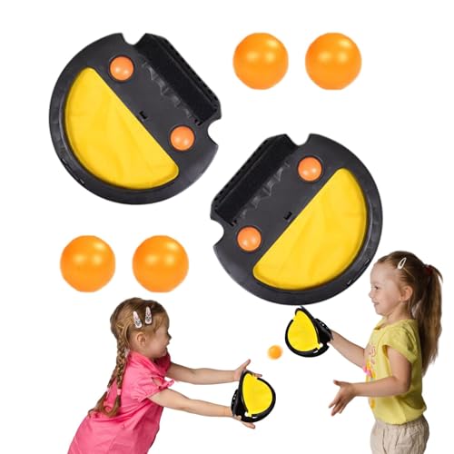 Generisch Schläger-Taschenfangspielzeug, Schläger-Taschenballspiel | Wurfballfangspielzeug mit 4 Bällen,Eltern-Kind-Spiel für Outdoor-Yard-Spiele, Pool-Spielzeug Generisch Schläger-Taschenfangspielzeug, Schläger-Taschenballspiel | Wurfballfangspielzeug mit 4 Bällen,Eltern-Kind-Spiel für Outdoor-Yard-Spiele, Pool-Spielzeug von Generisch