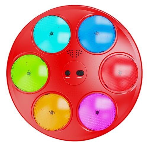 Generisch -Schlag-Spiel, Interaktives Licht- Und Soundspiel, 22 X 22 X 4 cm, Schlag-Attacke-Spiel, Licht-Memory-Maschinenspiel, Pädagogische Entwicklung Der Motorik, Für Frühes Lernen von Generisch