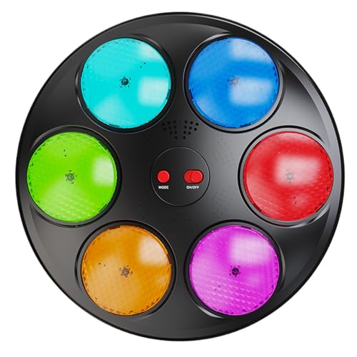 Generisch -Schlag-Spiel, Interaktives Licht- Und Soundspiel, 22 X 22 X 4 cm, Schlag-Attacke-Spiel, Licht-Memory-Maschinenspiel, Pädagogische Entwicklung Der Motorik, Für Frühes Lernen von Generisch