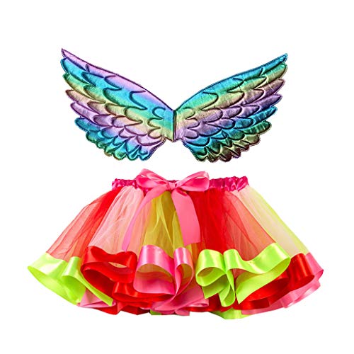 Generisch Schmetterling Kostüm Mädchen 2-teiliges Mädchen Kostüm Schmetterling mit Tüllrock, Flügel Schmetterlingsverkleidungen Engelsflügel für Mädchen Generisch Schmetterling Kostüm Mädchen 2-teiliges Mädchen Kostüm Schmetterling mit Tüllrock, Flügel Schmetterlingsverkleidungen Engelsflügel für Mädchen von Generisch