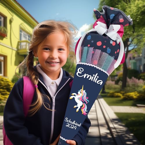 Generisch Schultüte 70 cm Passend zum Schulranzen Ergo PhantBärsiewelt Glow für Mädchen zum Schulanfang Generisch Schultüte 70 cm Passend zum Schulranzen Ergo PhantBärsiewelt Glow für Mädchen zum Schulanfang von Generisch