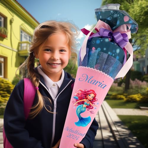 Generisch Schultüte 70 cm Passend zum Schulranzen Step Cloud Mermaid Lola für Mädchen zum Schulanfang Generisch Schultüte 70 cm Passend zum Schulranzen Step Cloud Mermaid Lola für Mädchen zum Schulanfang von Generisch