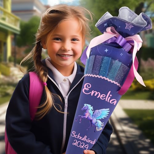 Generisch Schultüte 70 cm Passend zum Schulranzen Step Pegasus Emily 2 für Mädchen zum Schulanfang Generisch Schultüte 70 cm Passend zum Schulranzen Step Pegasus Emily 2 für Mädchen zum Schulanfang von Generisch