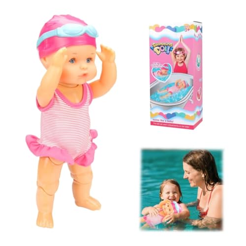 Generisch Schwimmende Babypuppe Batteriebetrieben,Realistische Brustschwimmen Bewegungen im Wasser,Baby Badepuppe Lernspielzeug für Kinder mit Automatischen Schwimmfunktionen Generisch Schwimmende Babypuppe Batteriebetrieben,Realistische Brustschwimmen Bewegungen im Wasser,Baby Badepuppe Lernspielzeug für Kinder mit Automatischen Schwimmfunktionen von Generisch