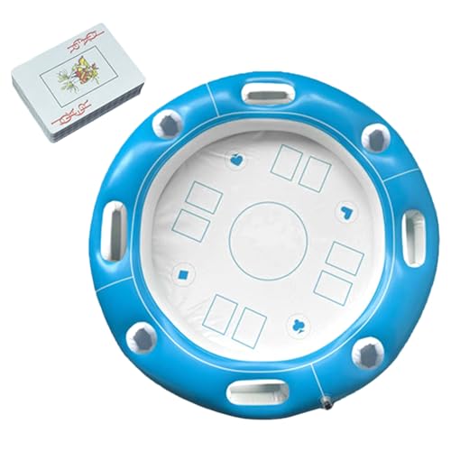 Generisch Schwimmender Tisch Für Pool | Aufblasbare Kartenspiel-Platte Für Pool | Zubehör Für Heiße Tage Mit Getränkehalter & Spielkarten Für Familien, Freunde, Damen & Herren Generisch Schwimmender Tisch Für Pool | Aufblasbare Kartenspiel-Platte Für Pool | Zubehör Für Heiße Tage Mit Getränkehalter & Spielkarten Für Familien, Freunde, Damen & Herren von Generisch