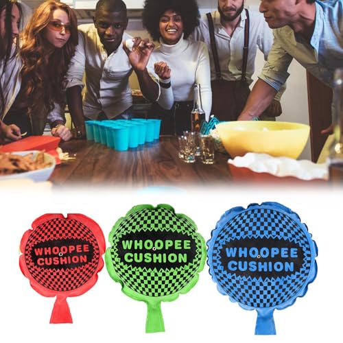 Generisch Se-lf Bruding Whoopee Kissen - Neuheit Streichelement, Lärmwitze, ideales Witzgeschenk oder Strumpffüller für Mädchen und j-ungen, Party -Taschen -Füllstoffe für Kinder (3PCS: 16+20+25cm) von Generisch
