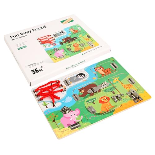 Generisch Sensorik Reisespielzeug Aus Holz – Tragbares Schlossbrett, Lernspiel Für Kleinkinder | Buntes -Aktivitätsbrett Zur Förderung Von Feinmotorik, Vorschulerziehung Für Unterwegs Und Zuhause Generisch Sensorik Reisespielzeug Aus Holz – Tragbares Schlossbrett, Lernspiel Für Kleinkinder | Buntes -Aktivitätsbrett Zur Förderung Von Feinmotorik, Vorschulerziehung Für Unterwegs Und Zuhause von Generisch