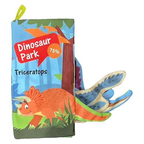 Generisch Sensory Fabric Book, Tactile Activity, Interactive Learning Toy, Soft Baby Book, 3D Animal Tails, Infant Development, Kindergarten Sensory, About 12x19.5cm/4.72x7.68 Inches Generisch Sensory Fabric Book, Tactile Activity, Interactive Learning Toy, Soft Baby Book, 3D Animal Tails, Infant Development, Kindergarten Sensory, About 12x19.5cm/4.72x7.68 Inches von Generisch