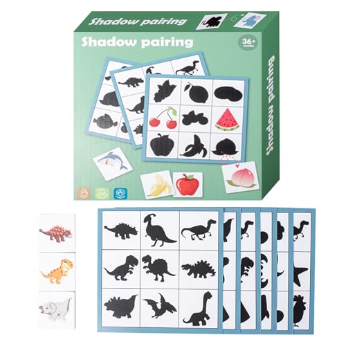 Generisch Shadow Matching Puzzle - Formpaarung Bildungsspiel | Early Learning Toy für visuelle Wahrnehmung, Farberkennung, Reiseaktivität, Freien und Schultagesstätte 7.28x7.09x1.38in Generisch Shadow Matching Puzzle - Formpaarung Bildungsspiel | Early Learning Toy für visuelle Wahrnehmung, Farberkennung, Reiseaktivität, Freien und Schultagesstätte 7.28x7.09x1.38in von Generisch